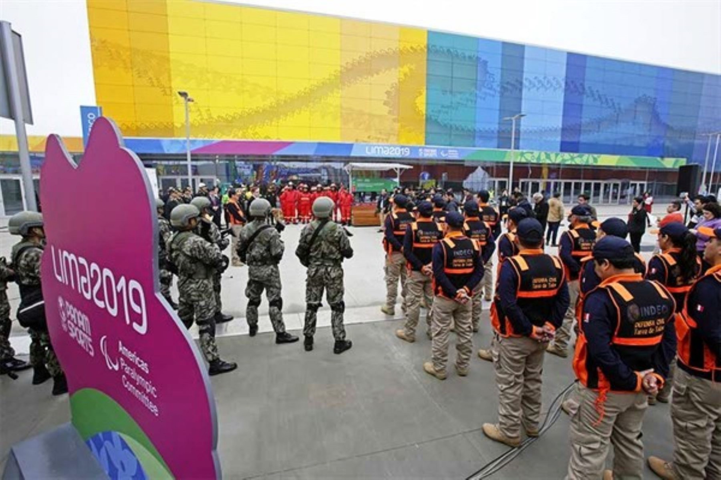 Seguridad por aire, mar y tierra durante los Juegos Panamericanos Lima 2019